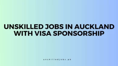 Unskilled Jobs in Auckland with Visa Sponsorship