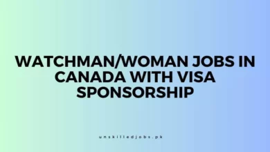 Watchman Woman Jobs in Canada with Visa Sponsorship