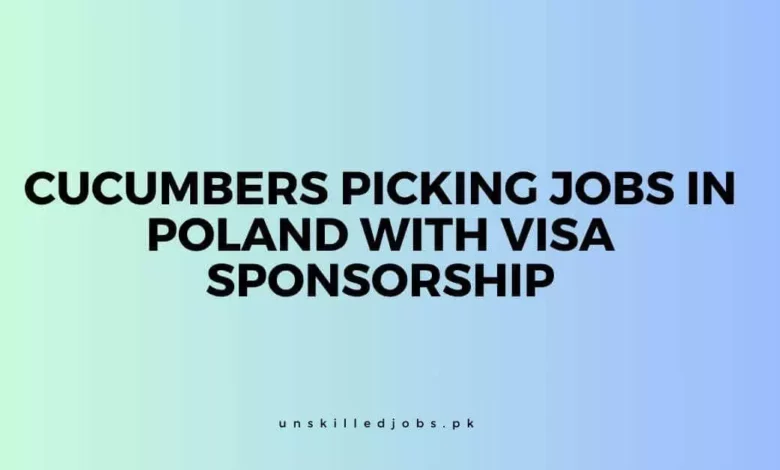 Cucumbers Picking Jobs in Poland with Visa Sponsorship
