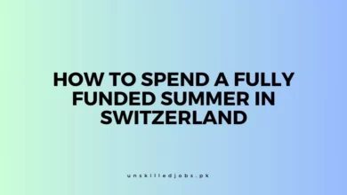 How to Spend a Fully Funded Summer in Switzerland