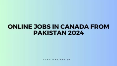 Online Jobs In Canada From Pakistan