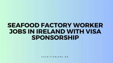 Seafood Factory Worker Jobs in Ireland with Visa Sponsorship