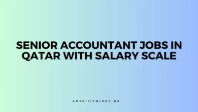Senior Accountant Jobs in Qatar with Salary Scale 