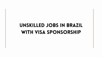 Unskilled Jobs in Brazil with Visa Sponsorship