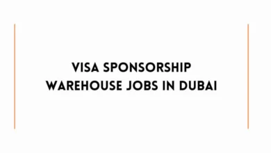 Visa Sponsorship Warehouse Jobs in Dubai