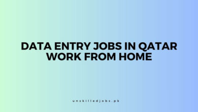 Data Entry Jobs in Qatar Work From Home