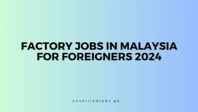 Factory Jobs In Malaysia