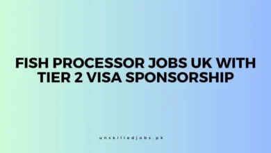 Fish Processor Jobs UK