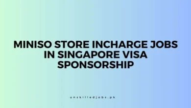 MINISO Store Incharge Jobs in Singapore