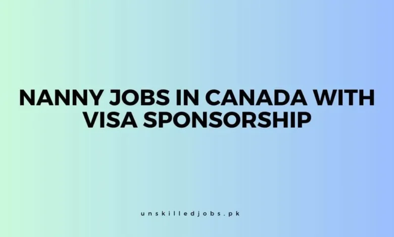 Nanny Jobs in Canada
