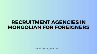 Recruitment Agencies in Mongolian for Foreigners