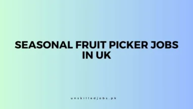 Seasonal Fruit Picker Jobs in UK