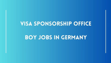 Visa Sponsorship Office Boy Jobs in Germany