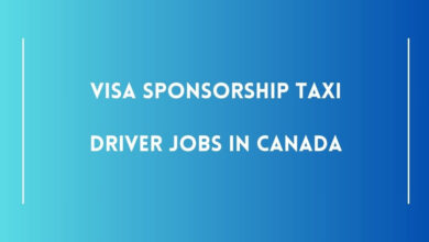 Visa Sponsorship Taxi Driver Jobs in Canada