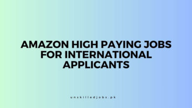 Amazon High Paying Jobs for International Applicants