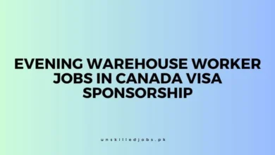 Evening Warehouse Worker Jobs in Canada