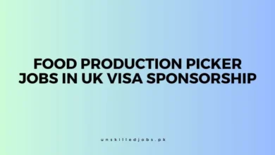 Food Production Picker Jobs in UK