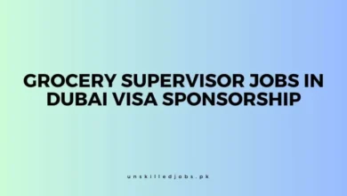 Grocery Supervisor Jobs in Dubai