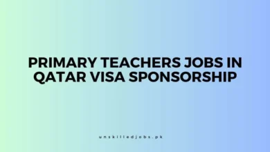 Primary Teachers Jobs in Qatar