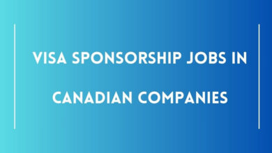 Visa Sponsorship Jobs in Canadian Companies