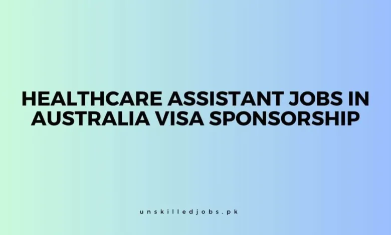 Healthcare Assistant Jobs in Australia