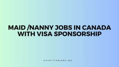 Maid Nanny Jobs in Canada
