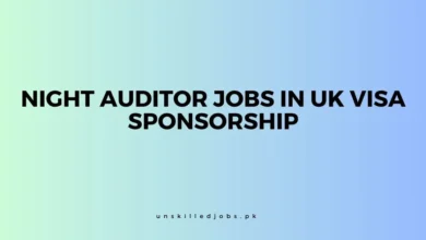 Night Auditor Jobs in UK