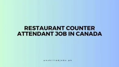 Restaurant Counter Attendant Job in Canada