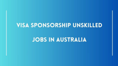 Visa Sponsorship Unskilled Jobs in Australia