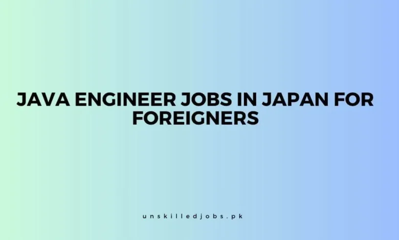 Java Engineer Jobs in Japan