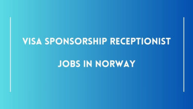 Visa Sponsorship Receptionist Jobs in Norway