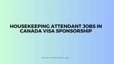 Housekeeping Attendant Jobs in Canada
