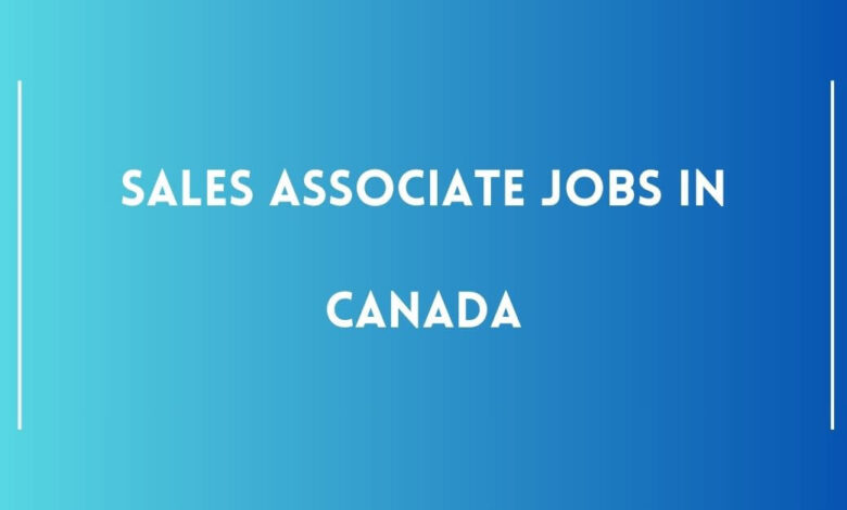 Sales Associate Jobs in Canada