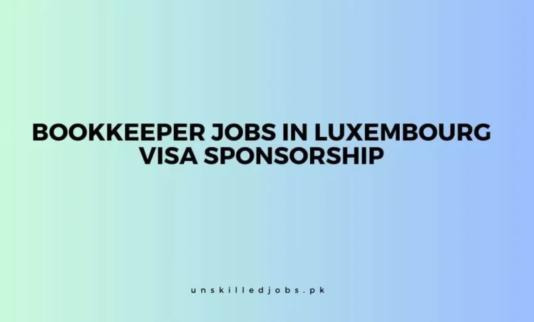 Bookkeeper Jobs in Luxembourg