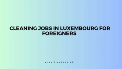 Cleaning Jobs in Luxembourg