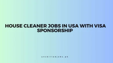 House Cleaner Jobs in USA