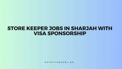 Store Keeper Jobs in Sharjah