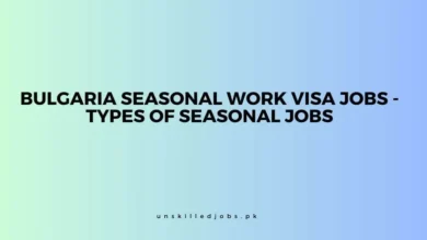 Bulgaria Seasonal Work VISA Jobs