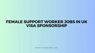 Female Support Worker Jobs in UK