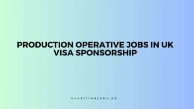 Production Operative Jobs in UK