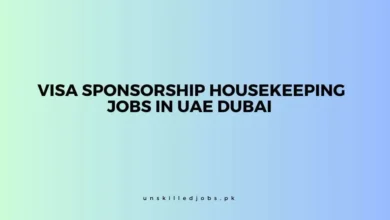 Housekeeping Jobs in UAE Dubai