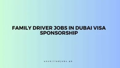 Family Driver Jobs in Dubai