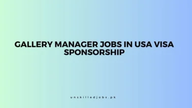 Gallery Manager Jobs in USA