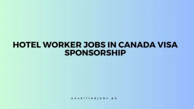 Hotel Worker Jobs in Canada