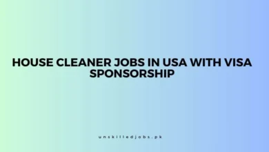 House Cleaner Jobs in USA