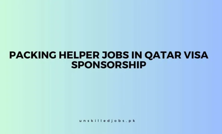 Packing Helper Jobs in Qatar