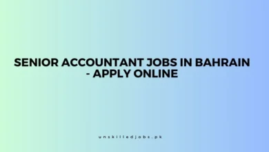 Senior Accountant Jobs in Bahrain