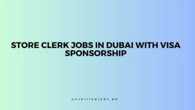 Store Clerk Jobs in Dubai