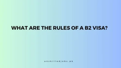 Rules Of A B2 Visa