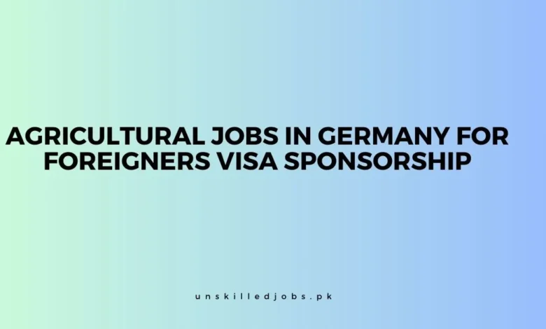 Agricultural Jobs in Germany